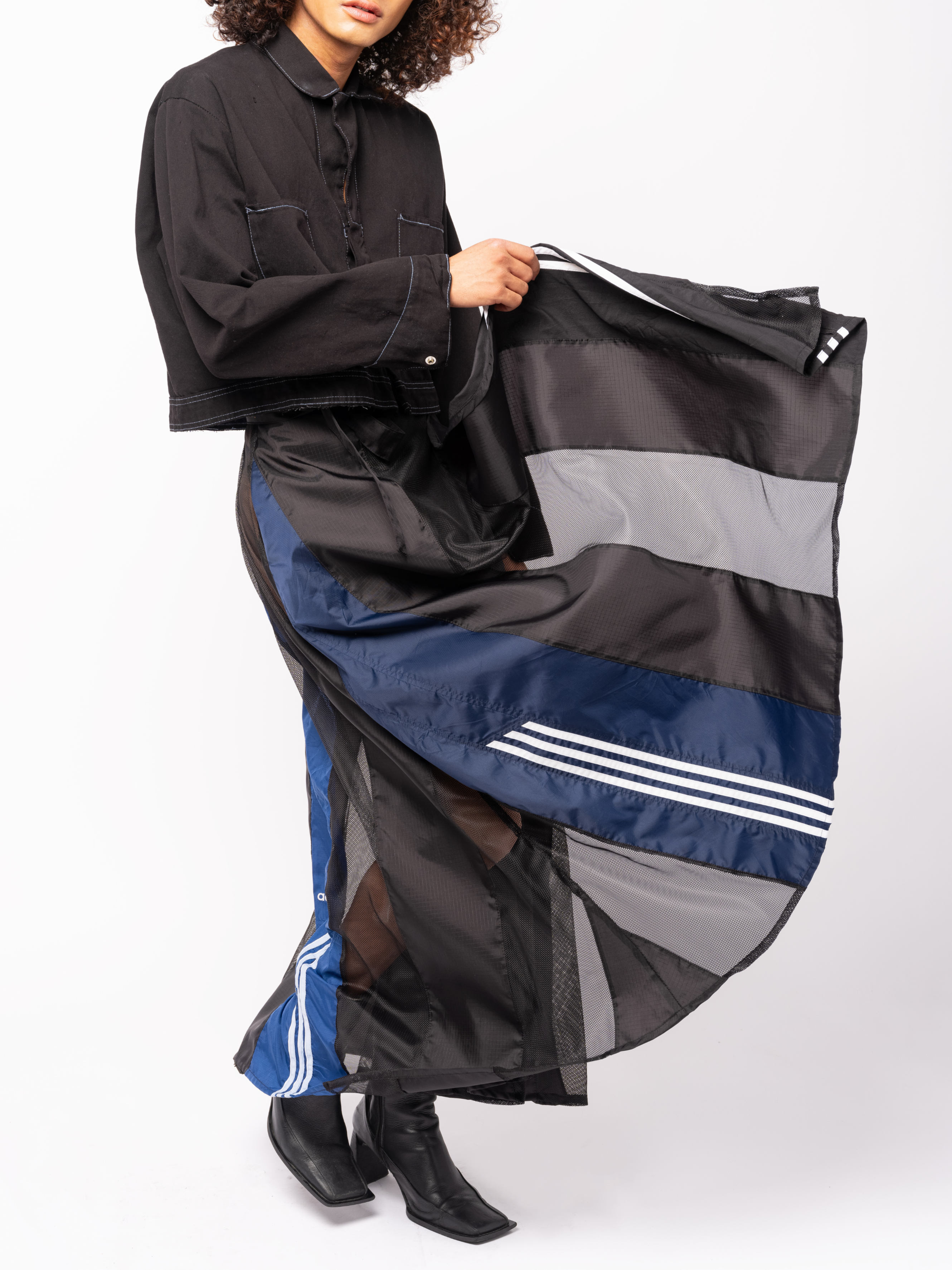【BAON】Jundro Summer Nylon Wrap Skirt RNF300 - Nylon Wrap Skirt – Los Angeles Apparel