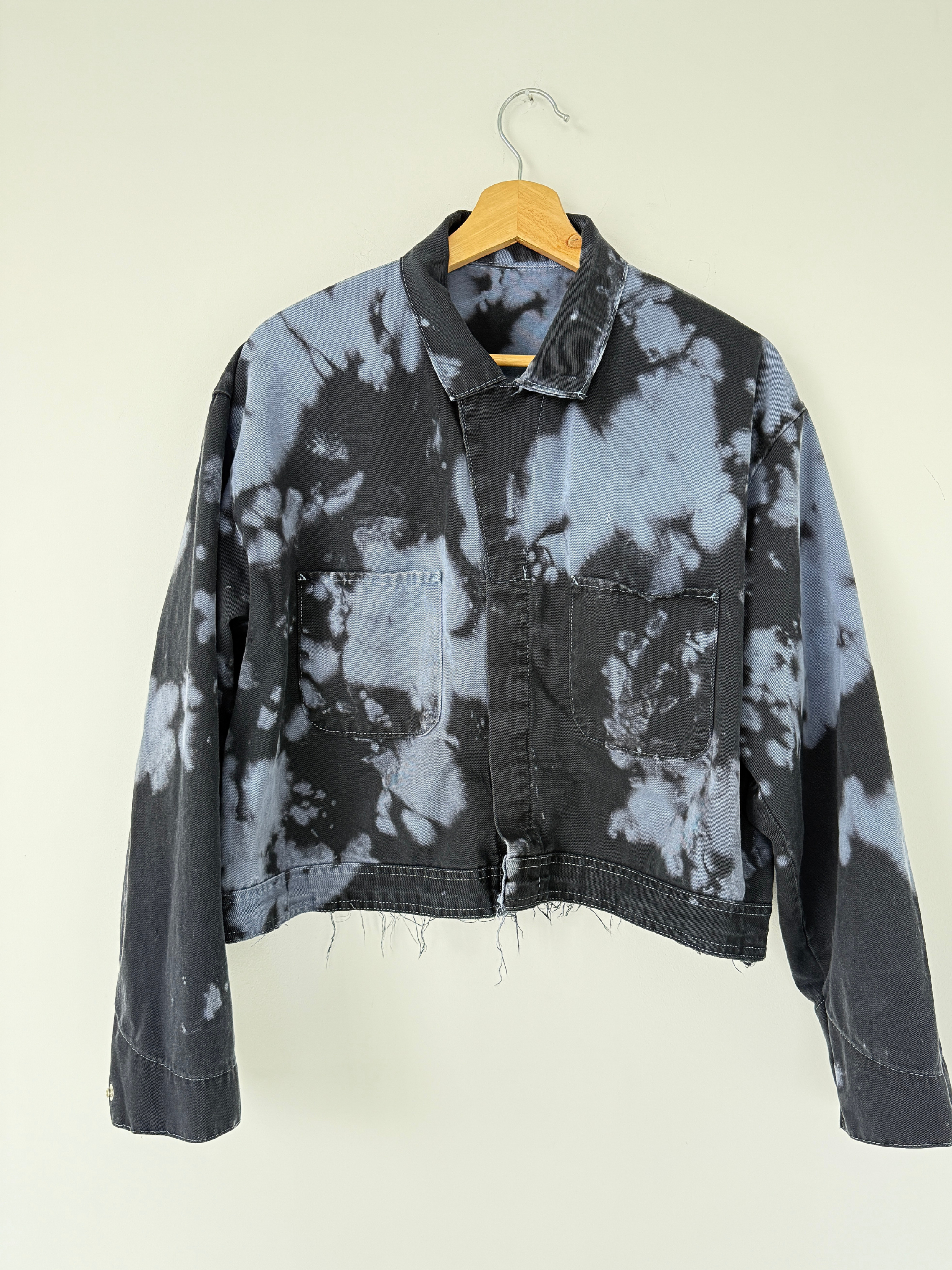 MIDNIGHT TOURMALINE - CROPPED MECHANIC JACKET – SUAY