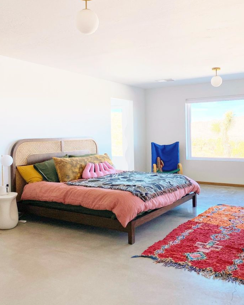 Tie Dye Linen Body Pillow