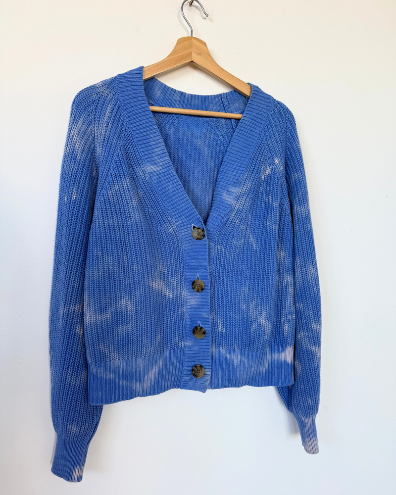 PAINT CHIP COTTON CARDIGAN