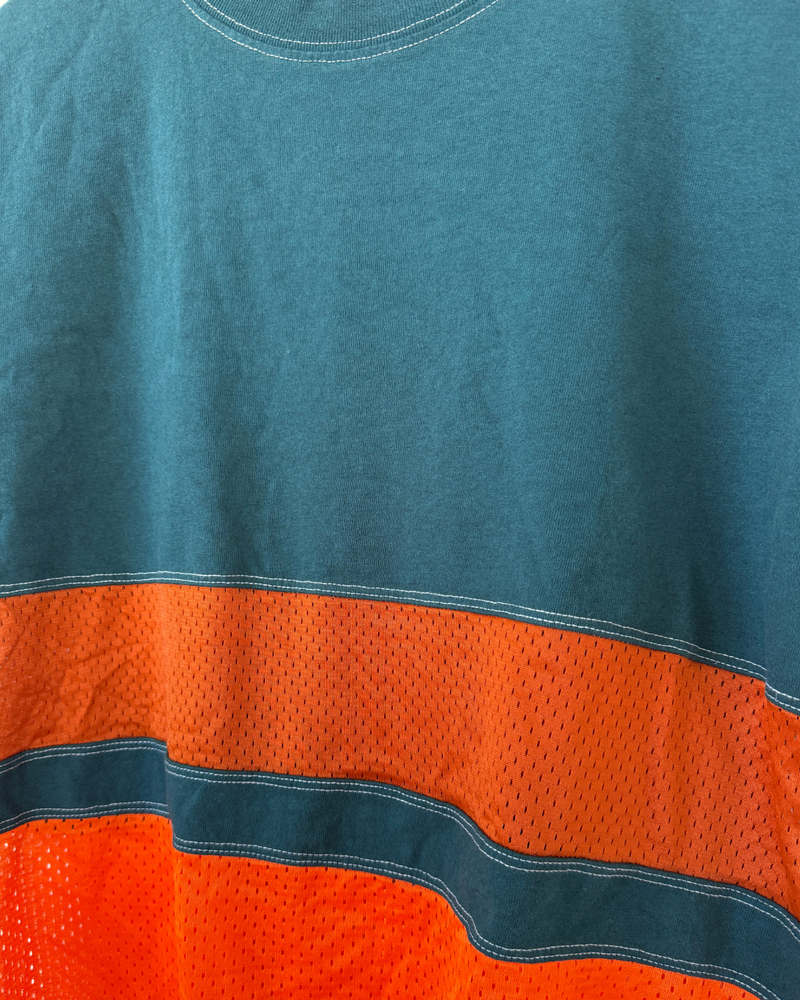 SUAY MESH INSERT T-SHIRT