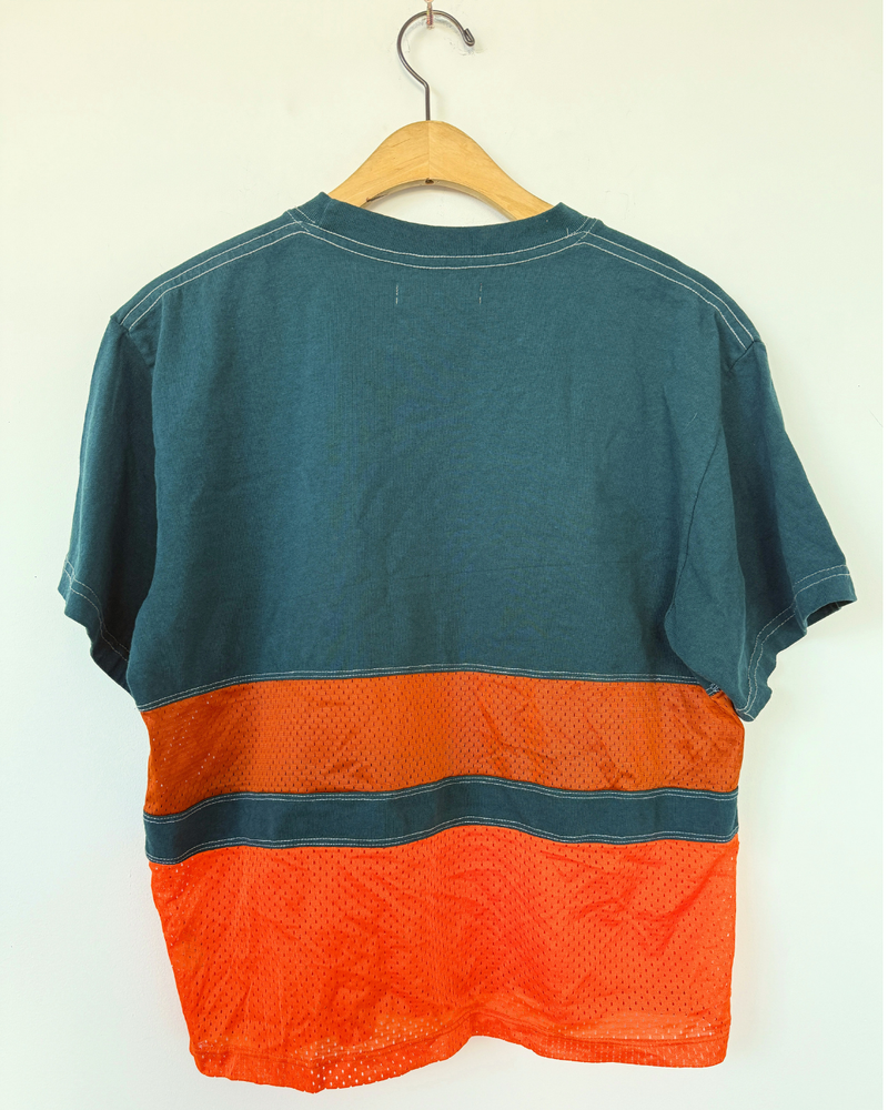 SUAY MESH INSERT T-SHIRT