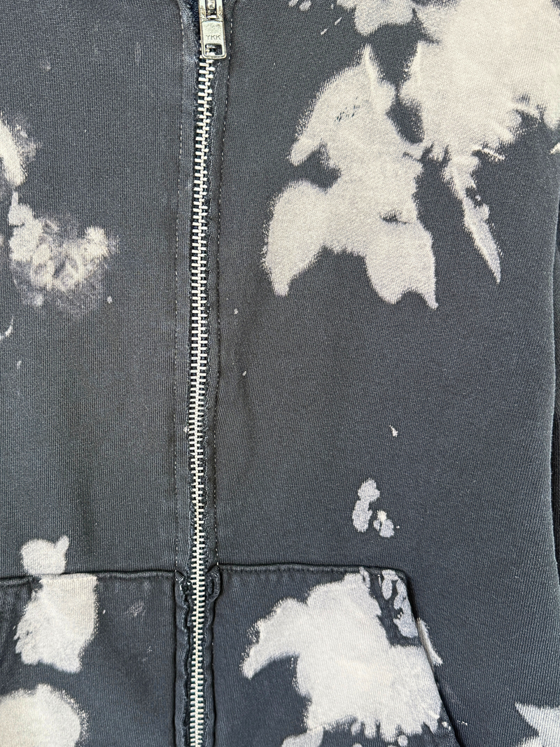 SUAY EXPOSED SEAM HEAVY ZIP HOODIE