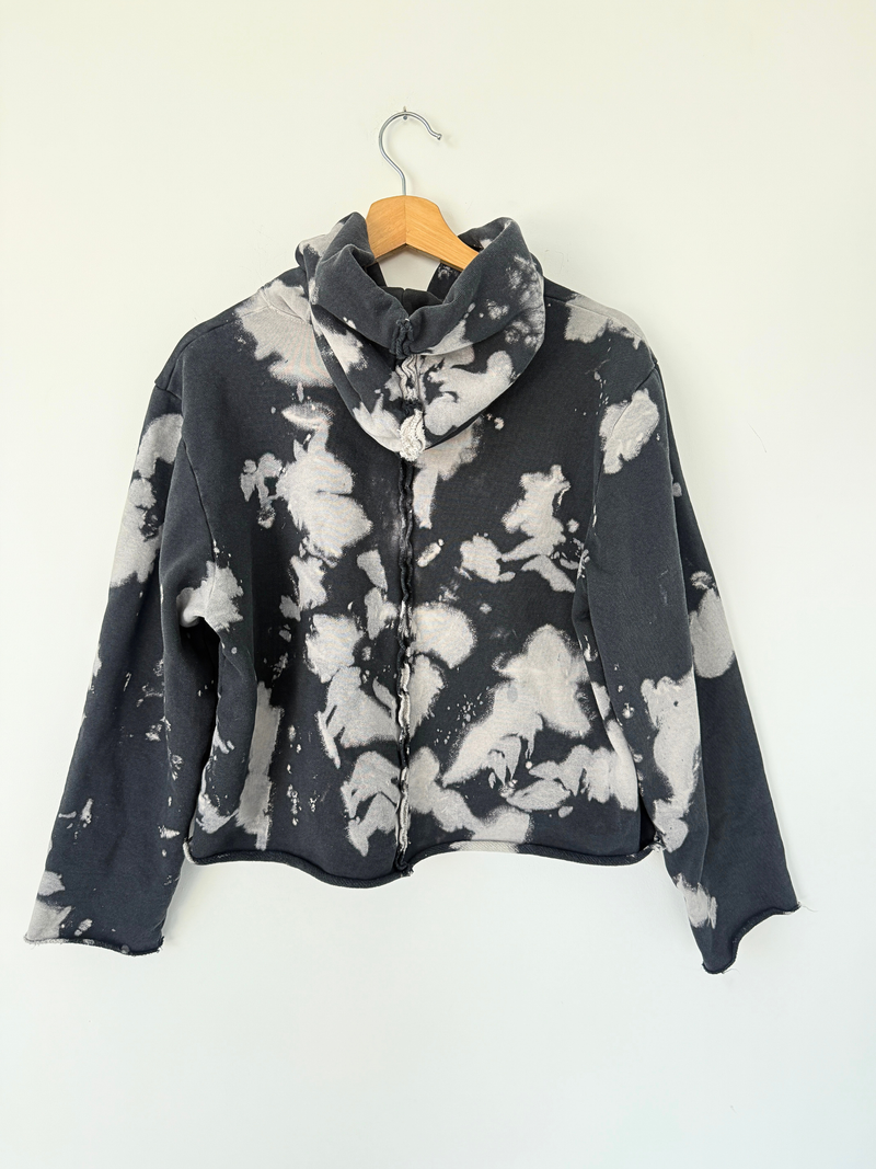 SUAY EXPOSED SEAM HEAVY ZIP HOODIE