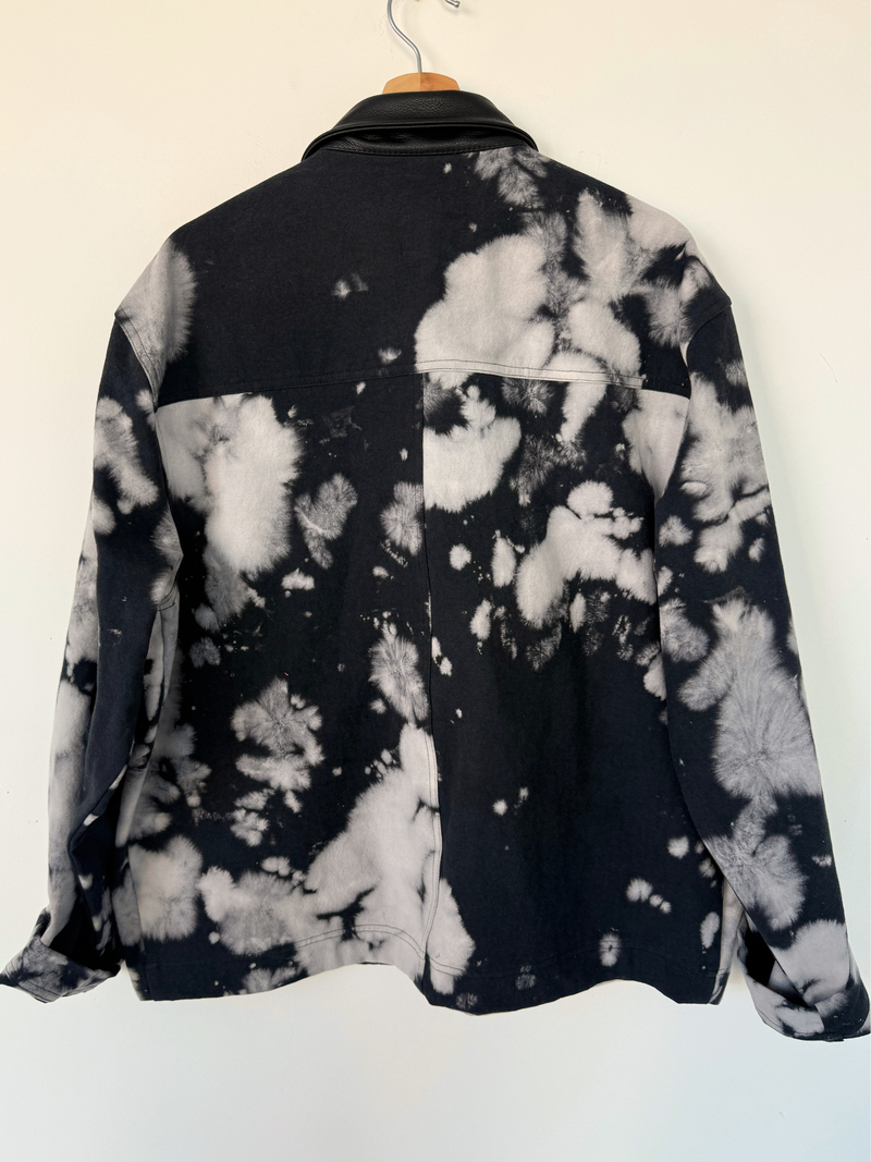 SUAY LEATHER PAINTER'S JACKET