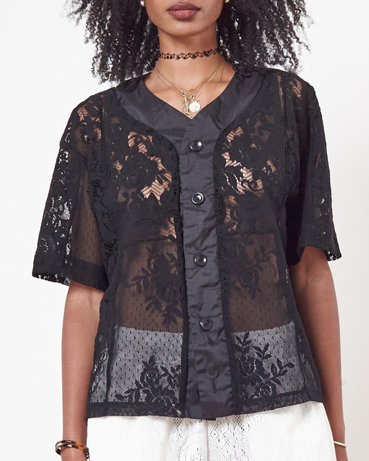 Remade Lace Baseball Jersey