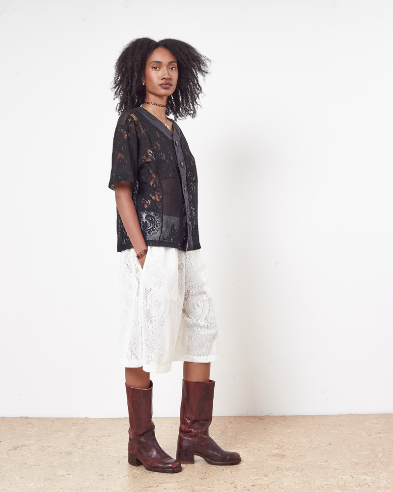 Remade Lace Baseball Jersey