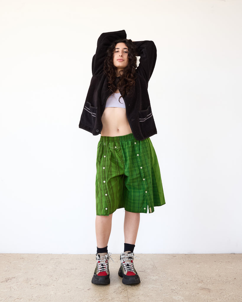 The Overdyed Oxford Basketball Short