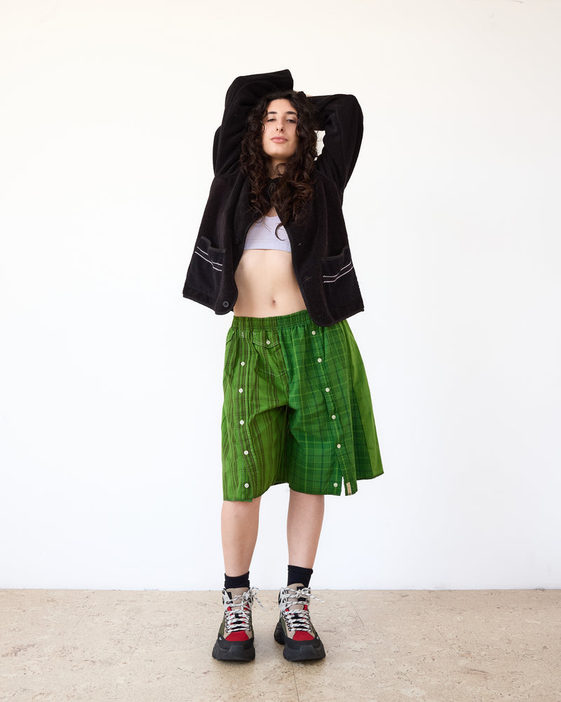 The Overdyed Oxford Basketball Short