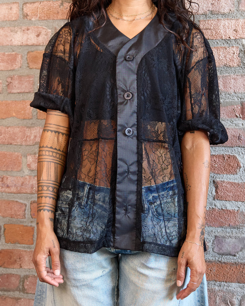 Remade Lace Baseball Jersey