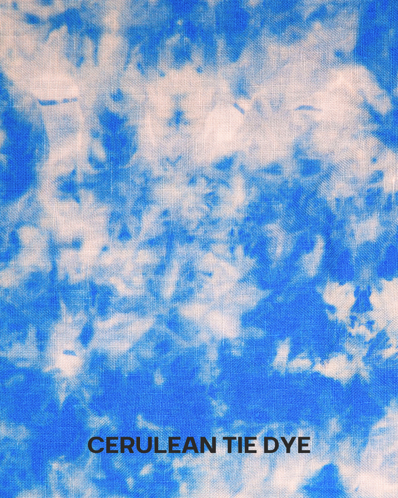 Tie Dye Linen Mini Pillow