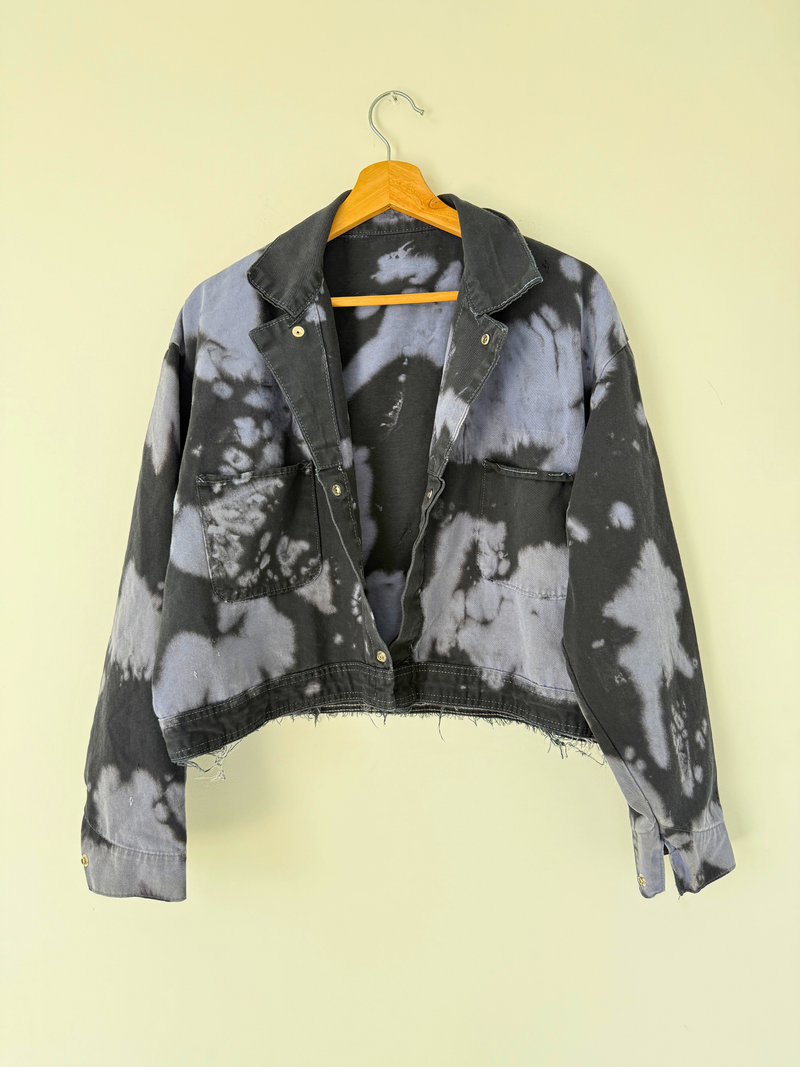 MIDNIGHT TOURMALINE  - CROPPED MECHANIC JACKET