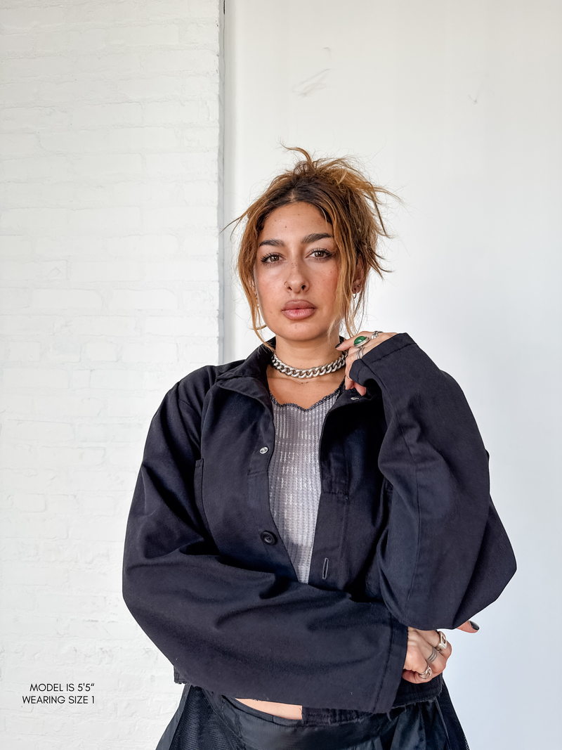 Cropped Mechanic Jacket