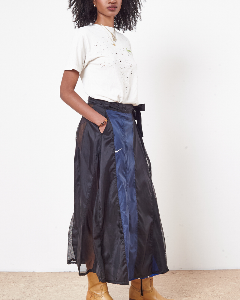 The Nylon Wrap Skirt