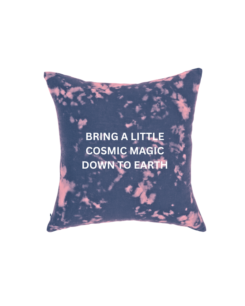 Tie Dye Linen Mini Pillow