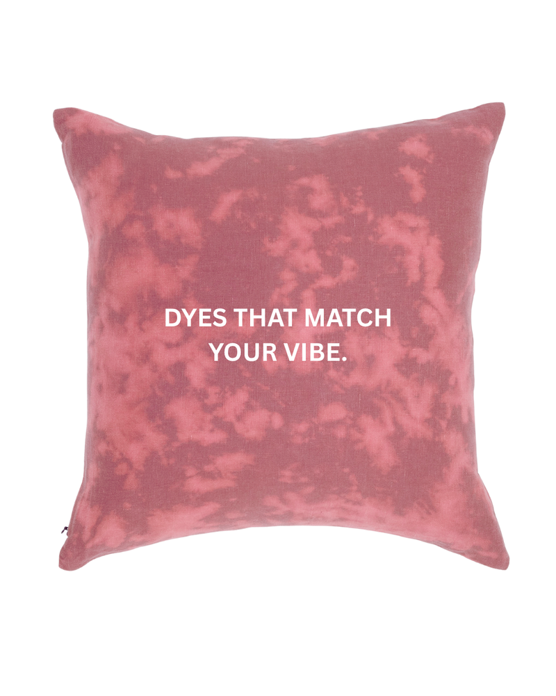 Tie Dye Linen Pillow