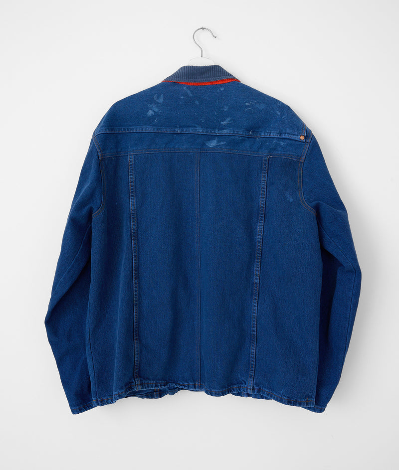 PAINT CHIP DENIM COAT 003