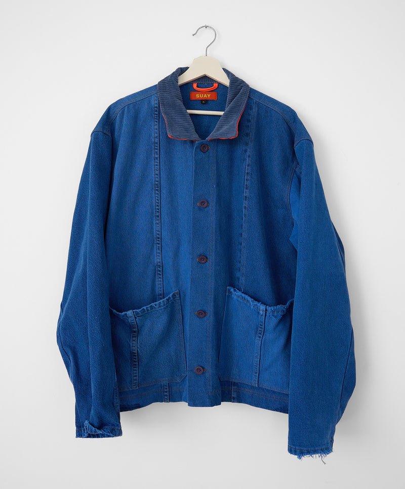 PAINT CHIP DENIM COAT 004
