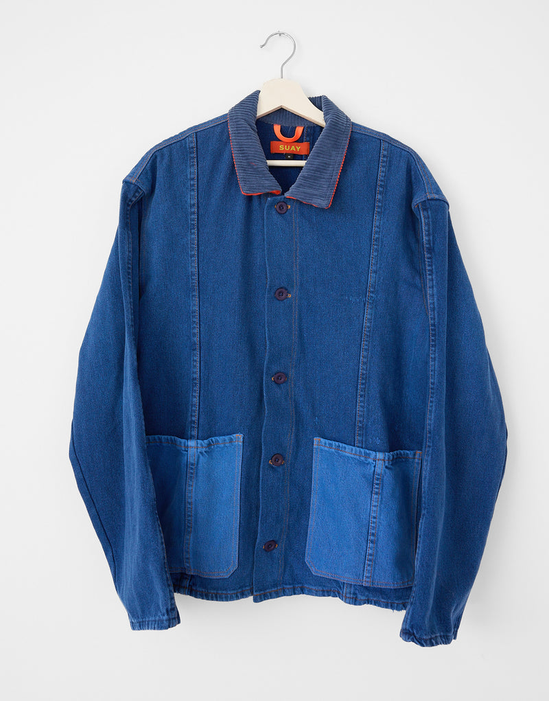 PAINT CHIP DENIM COAT 005
