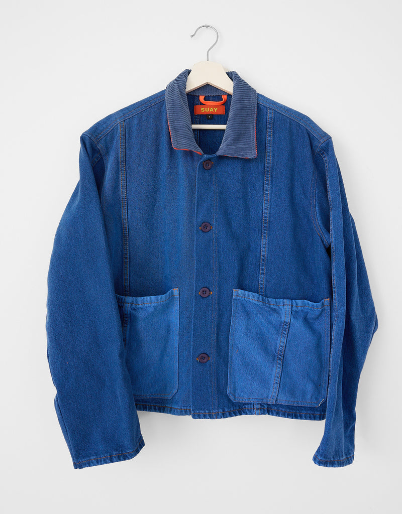 PAINT CHIP DENIM COAT 006
