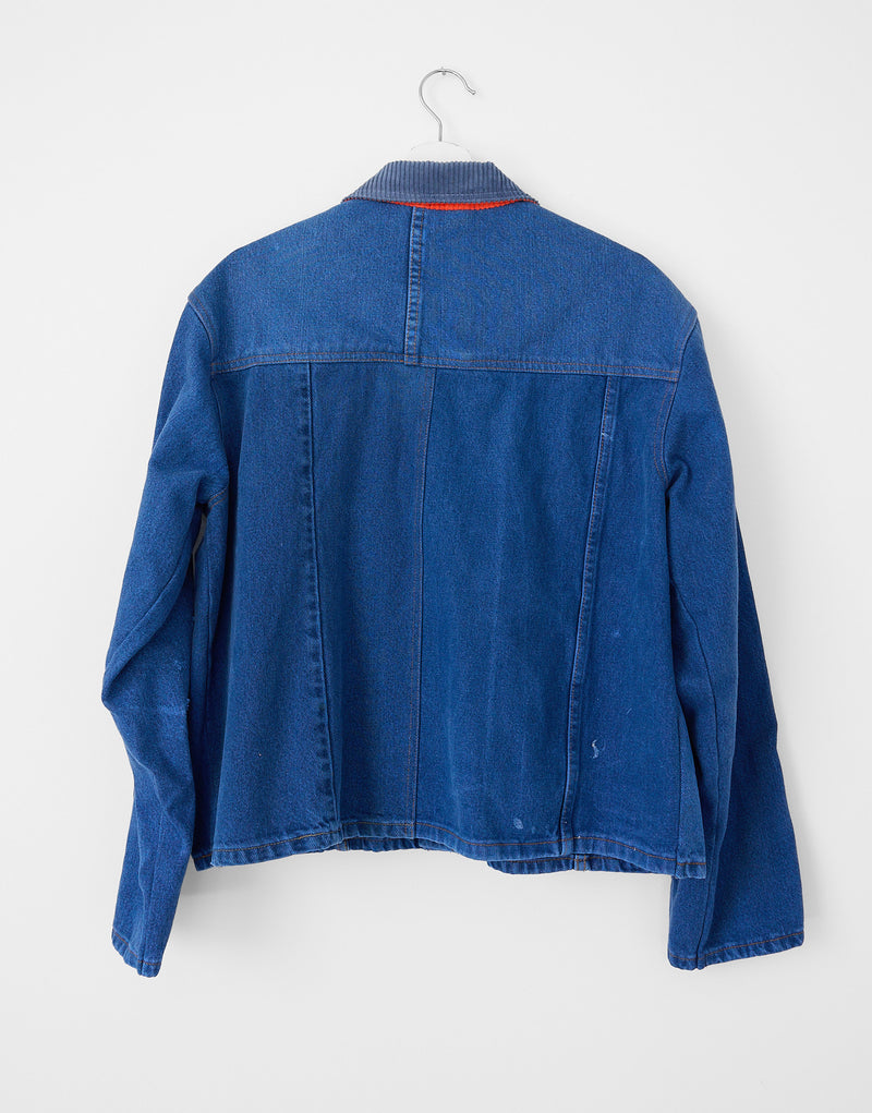 PAINT CHIP DENIM COAT 006