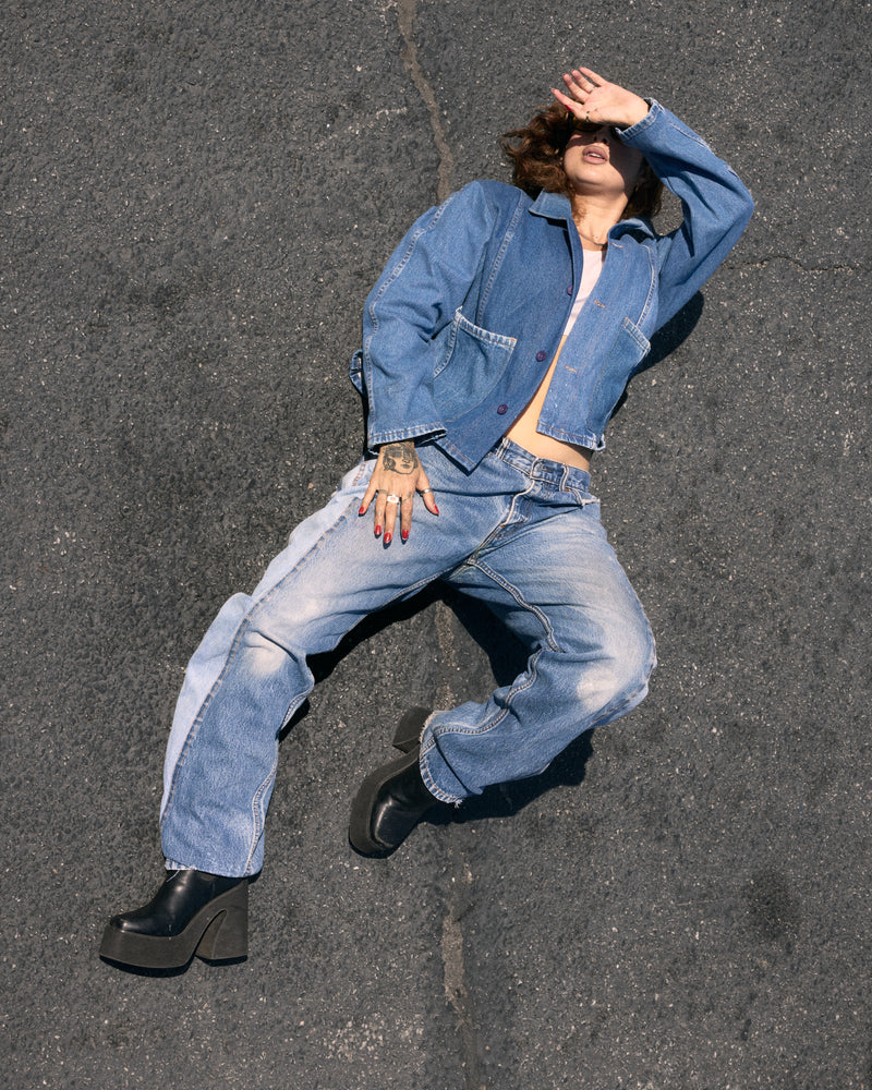 REWORKED DENIM JACKET 001