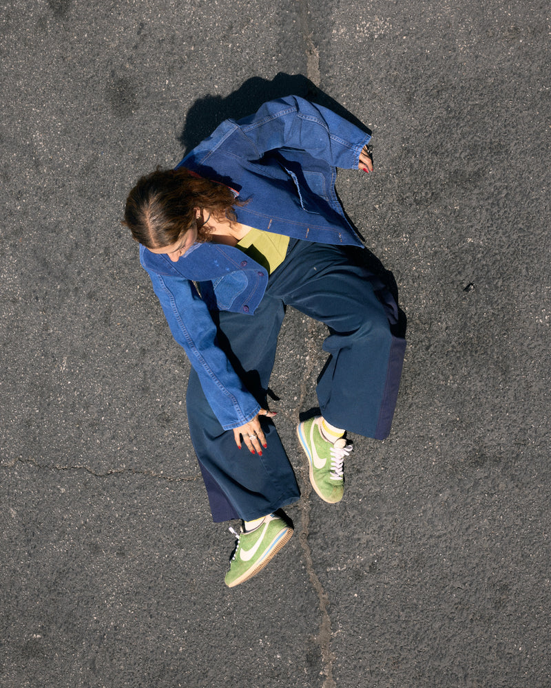 PAINT CHIP DENIM COAT 004