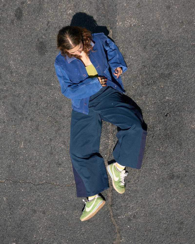 PAINT CHIP DENIM COAT 006