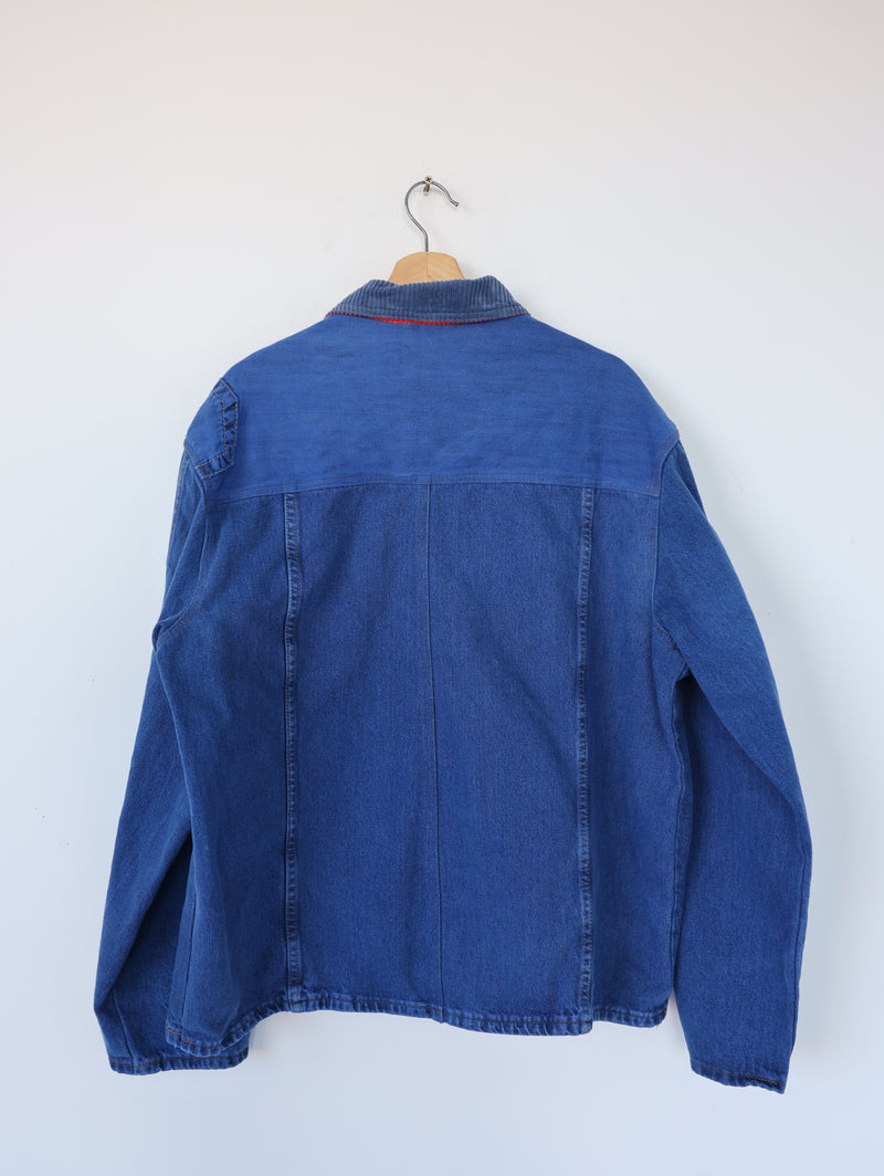 PAINT CHIP DENIM COAT 008