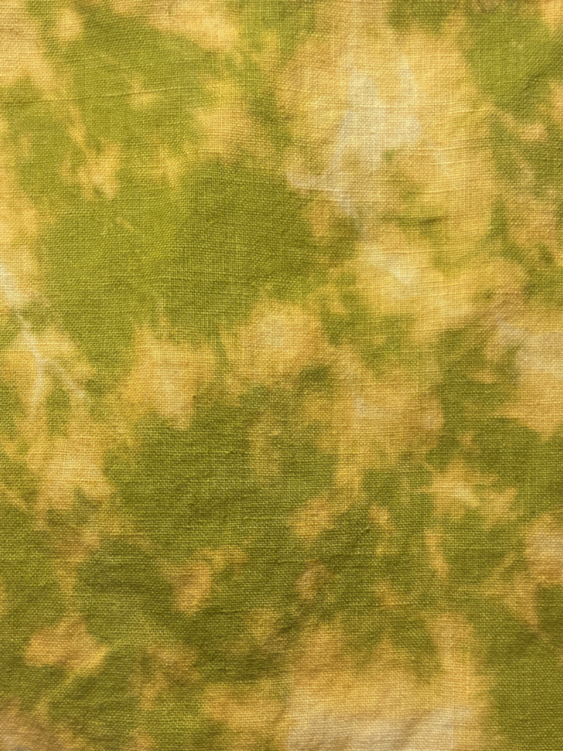 Large Tie Dye Linen Pillow