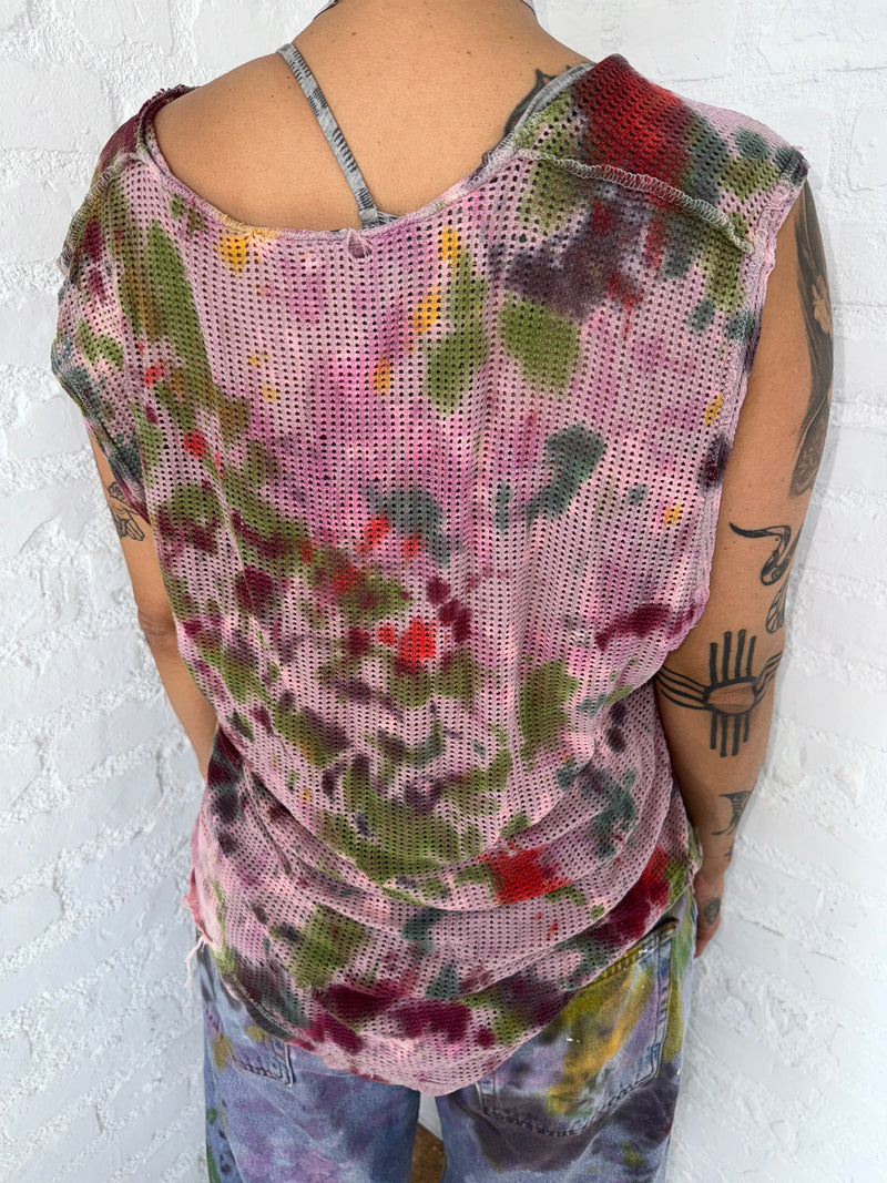 COTTON WAFFLE MUSCLE TEE