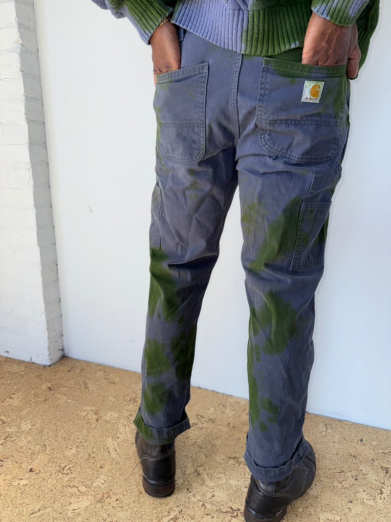 JUNIPER BERRY TIE DYE WORK PANT