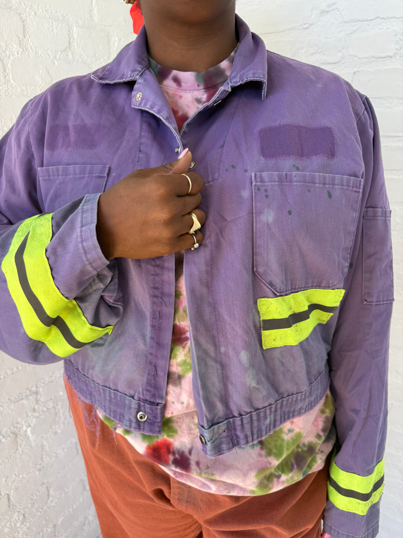 BOUGAINVILLEA MECHANIC CROPPED JACKET
