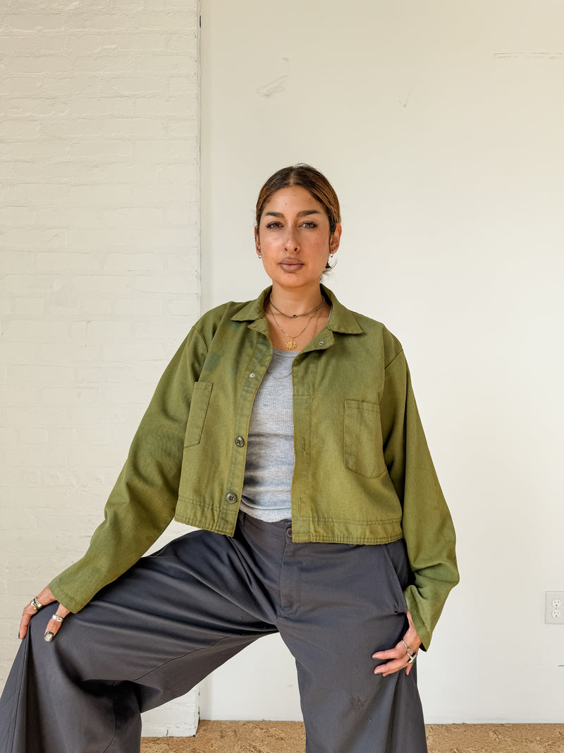 Cropped Mechanic Jacket