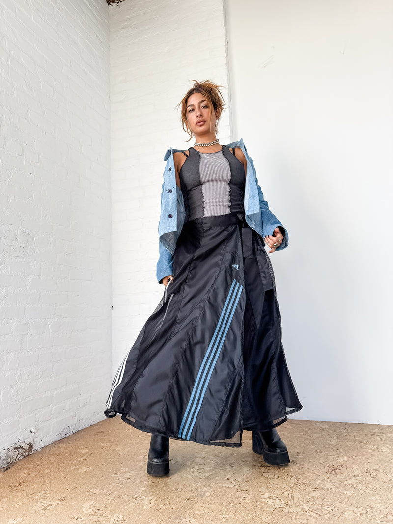 The Nylon Wrap Skirt