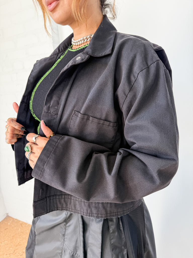 Cropped Mechanic Jacket