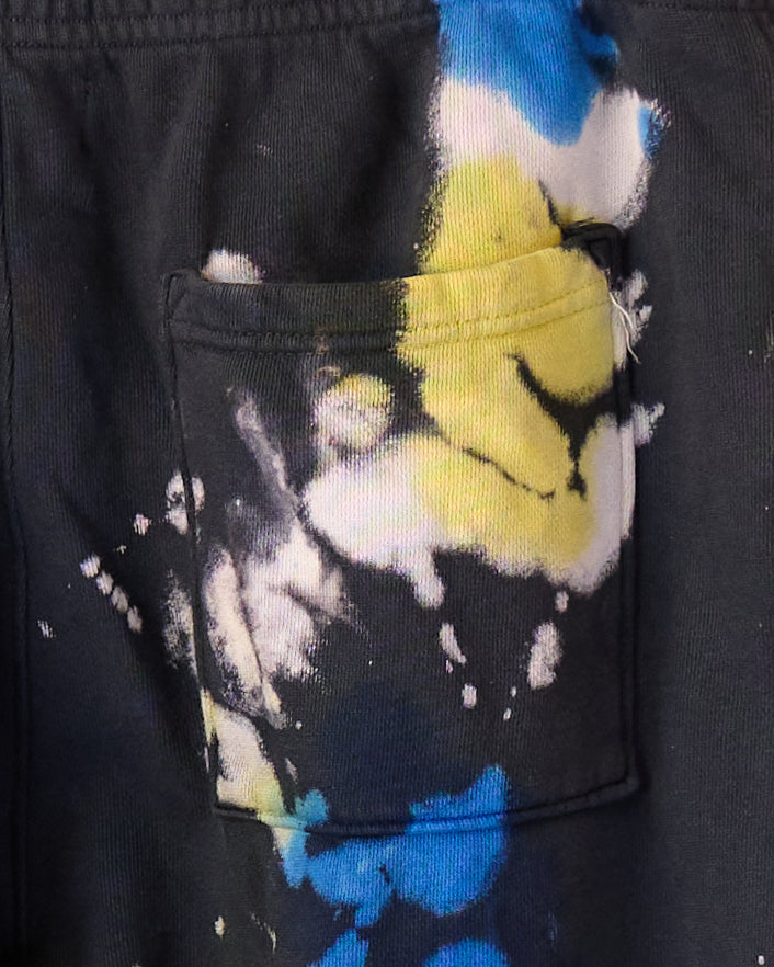 Moto Tie Dye Fitted Sweatpants