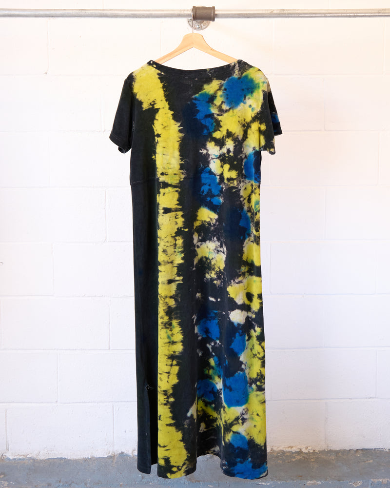Moto Tie Dye Terry Cloth Dress