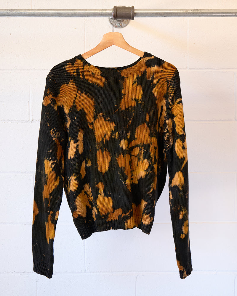 Tortoise Shell Tie Dye Knit Sweater