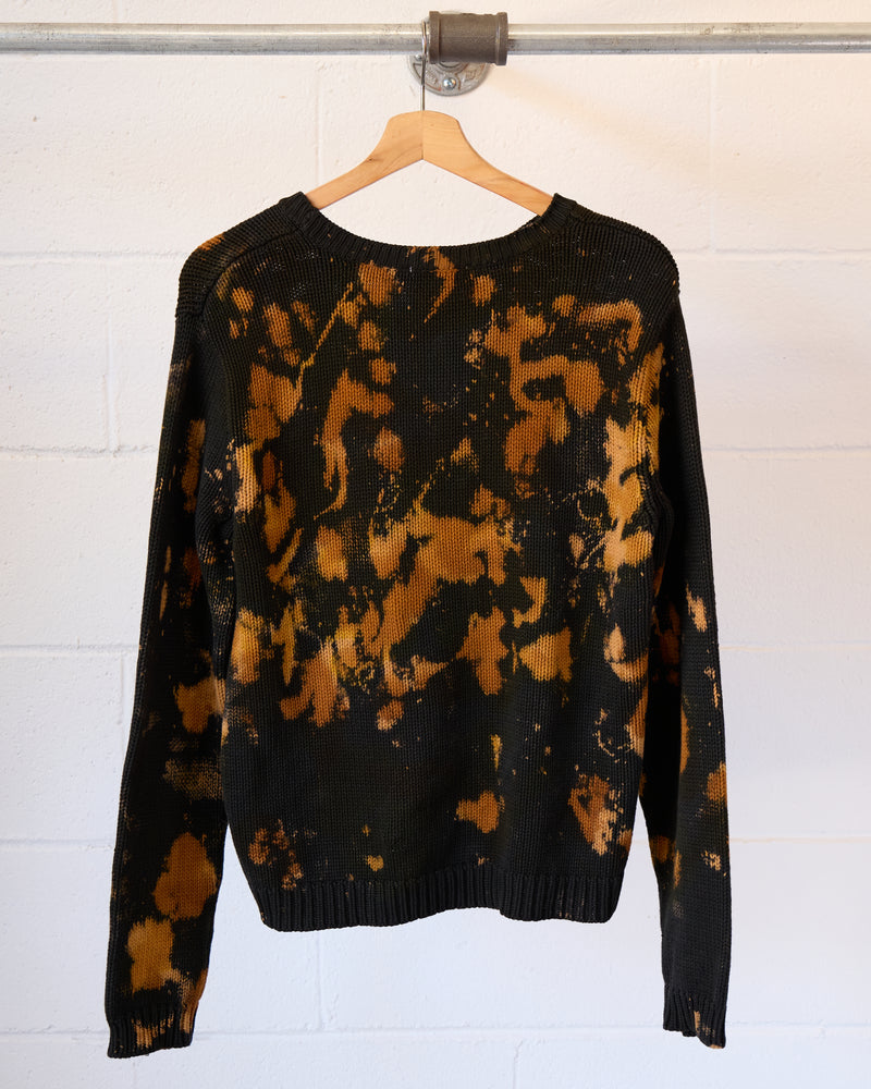Tortoise Shell Tie Dye Knit Sweater