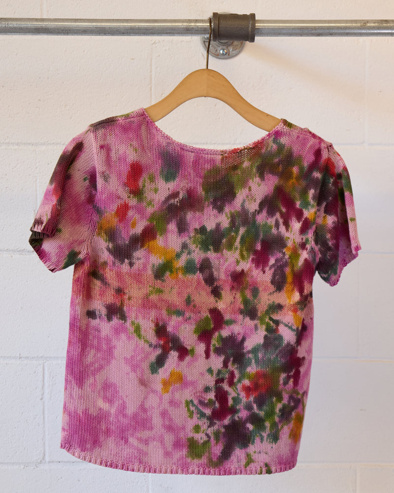 Wildflower Short-Sleeved Knit Top