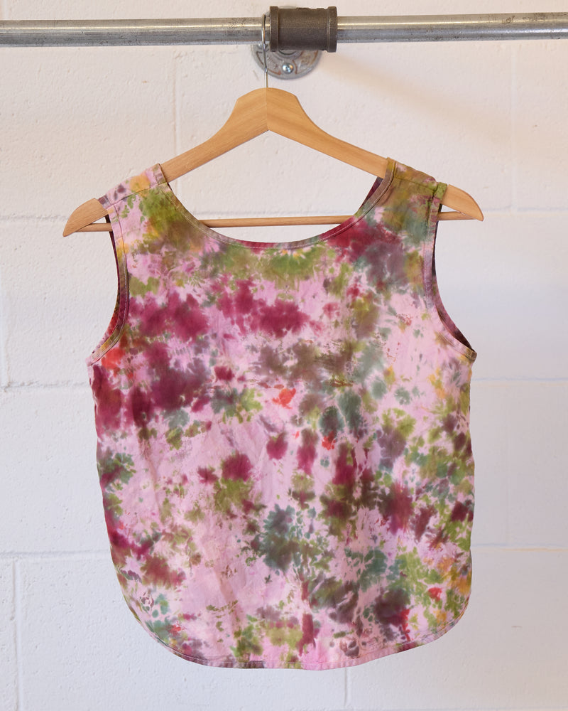 Wildflower Cropped Linen Tank