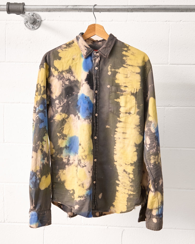 MOTO TIE DYE Button Up