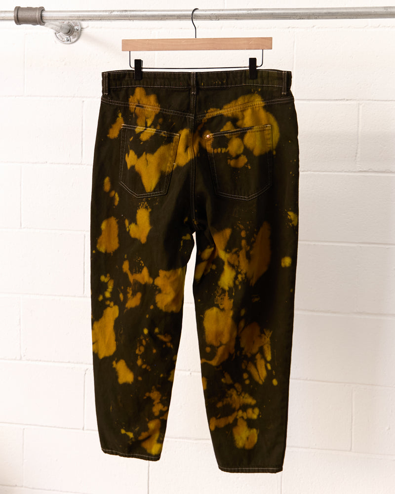 TORTOISE SHELL TIE DYE Straight Leg Pant