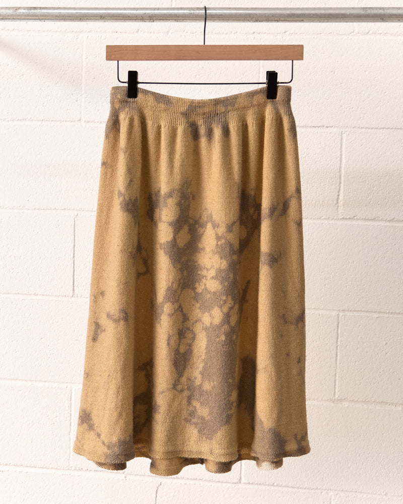 TOURMALINE Light Wash Midi Skirt