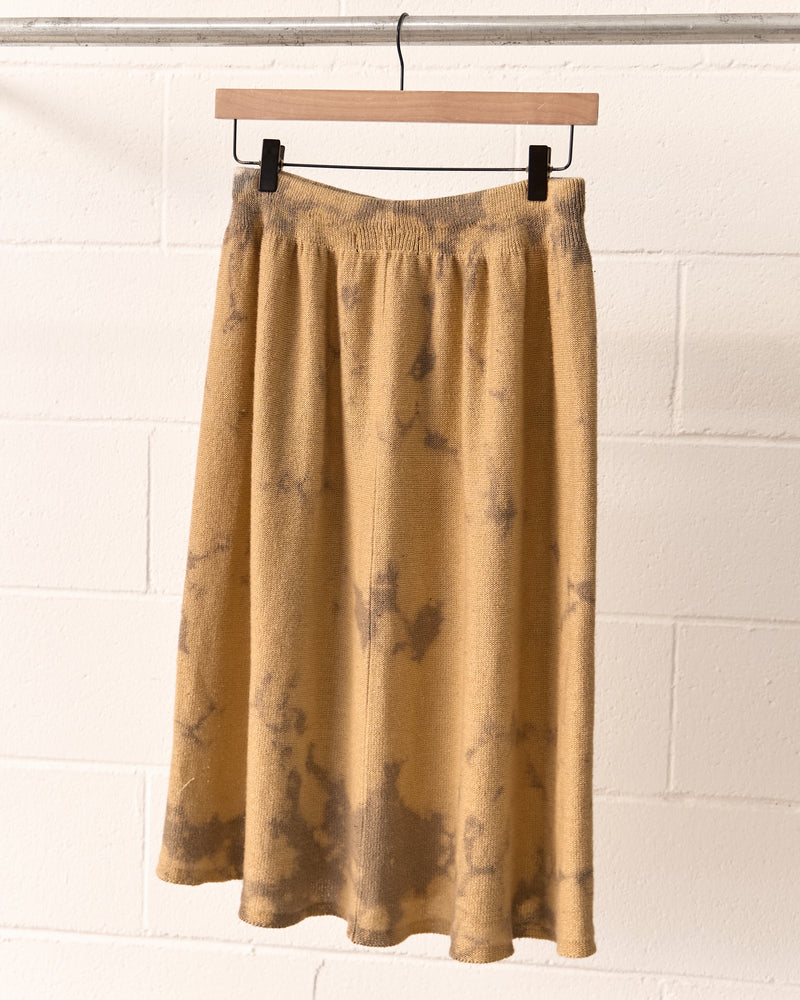 TOURMALINE Light Wash Midi Skirt