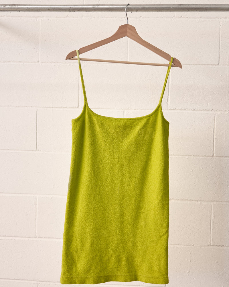 SULPHUR SPRINGS Terry Cloth Mini Dress