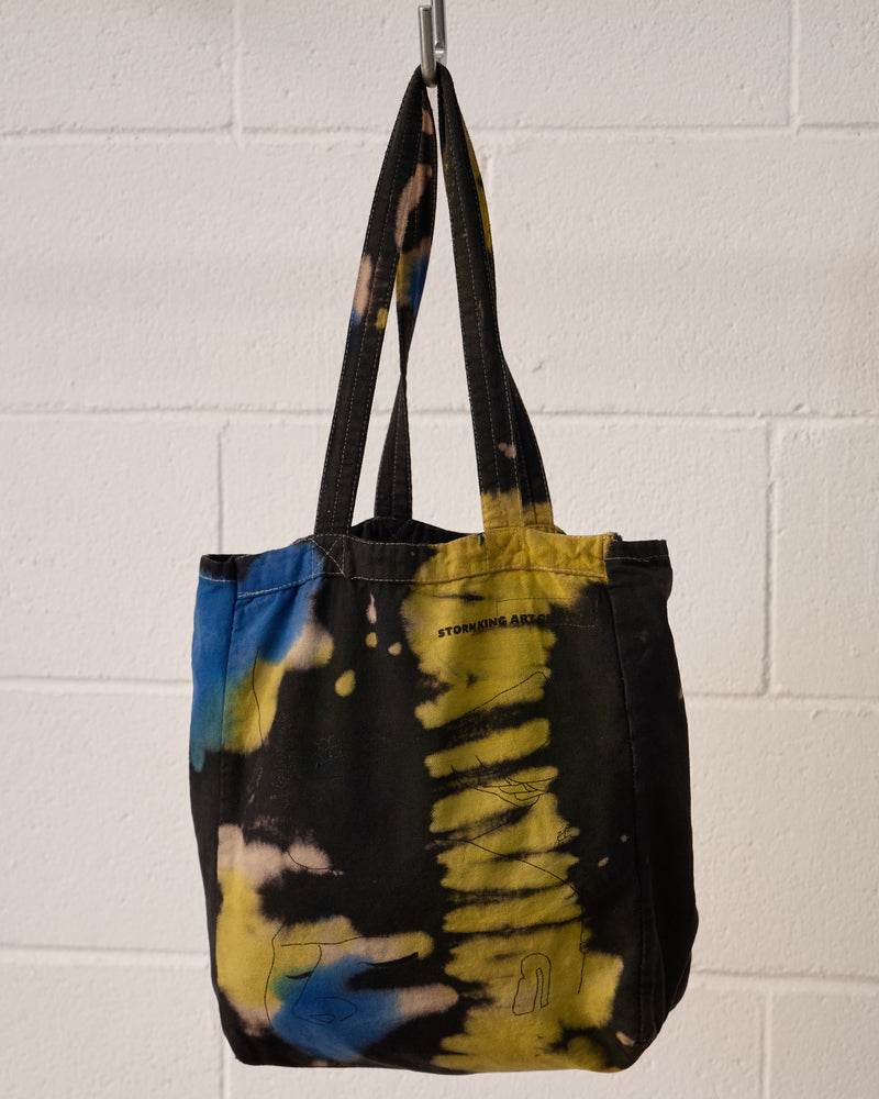 MOTO TIE DYE TOTE BAG