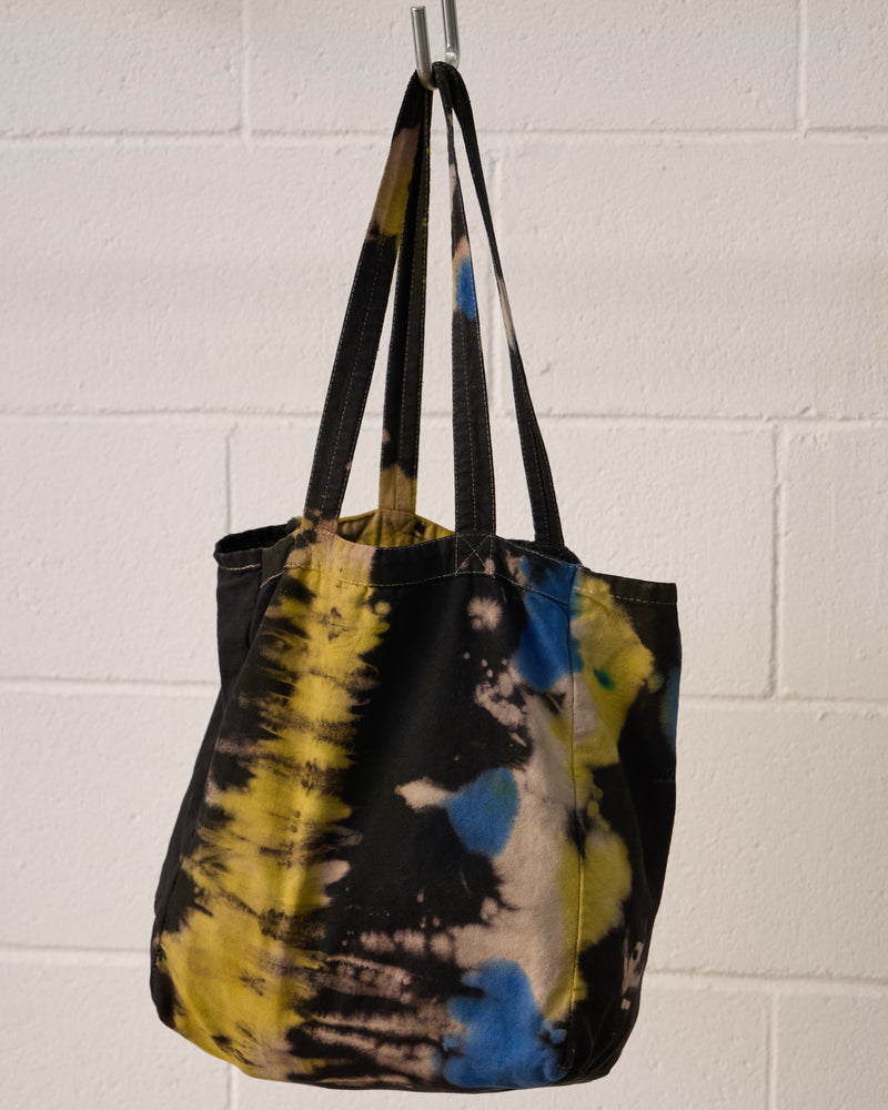 MOTO TIE DYE TOTE BAG
