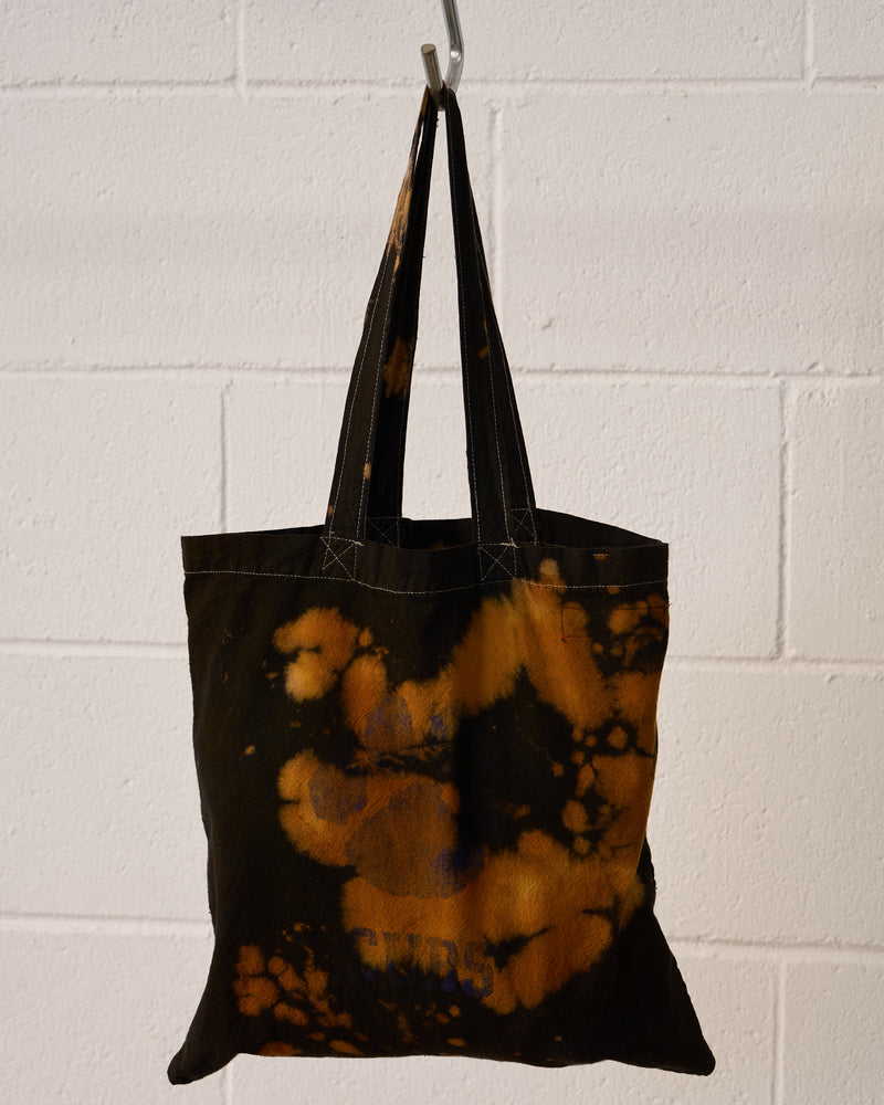 TORTOISE SHELL TIE DYE TOTE BAG